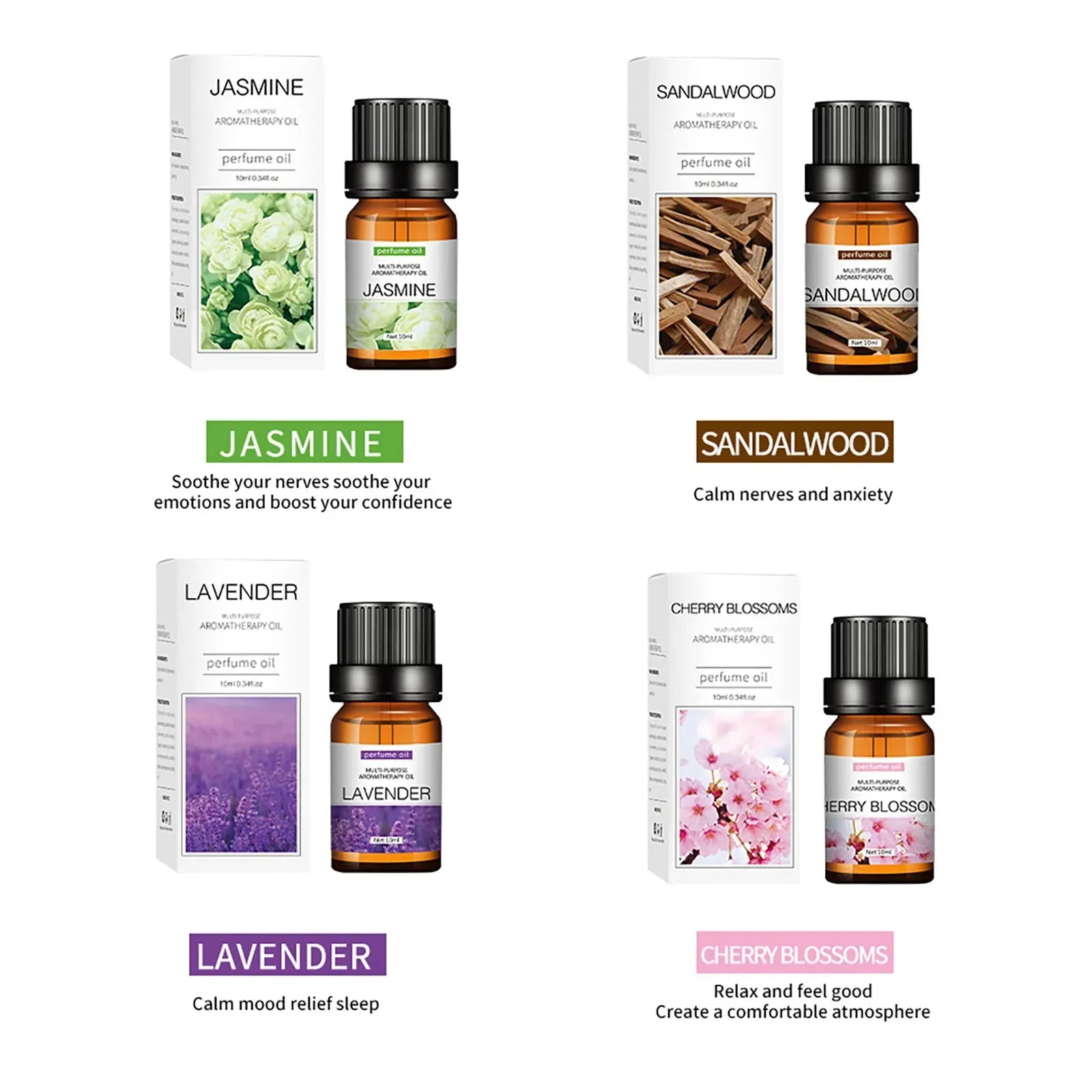 10ml Aromatic Water-Soluble Essential Oils | Plant-Based | Ideal for Humidifiers & Diffusers
