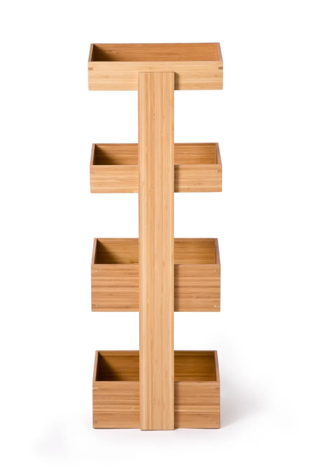 4 Tray Bamboo Storage Caddy | Wireworks Arena