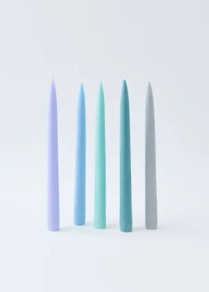 5 Chandelles - Tapered Candles Winter Set