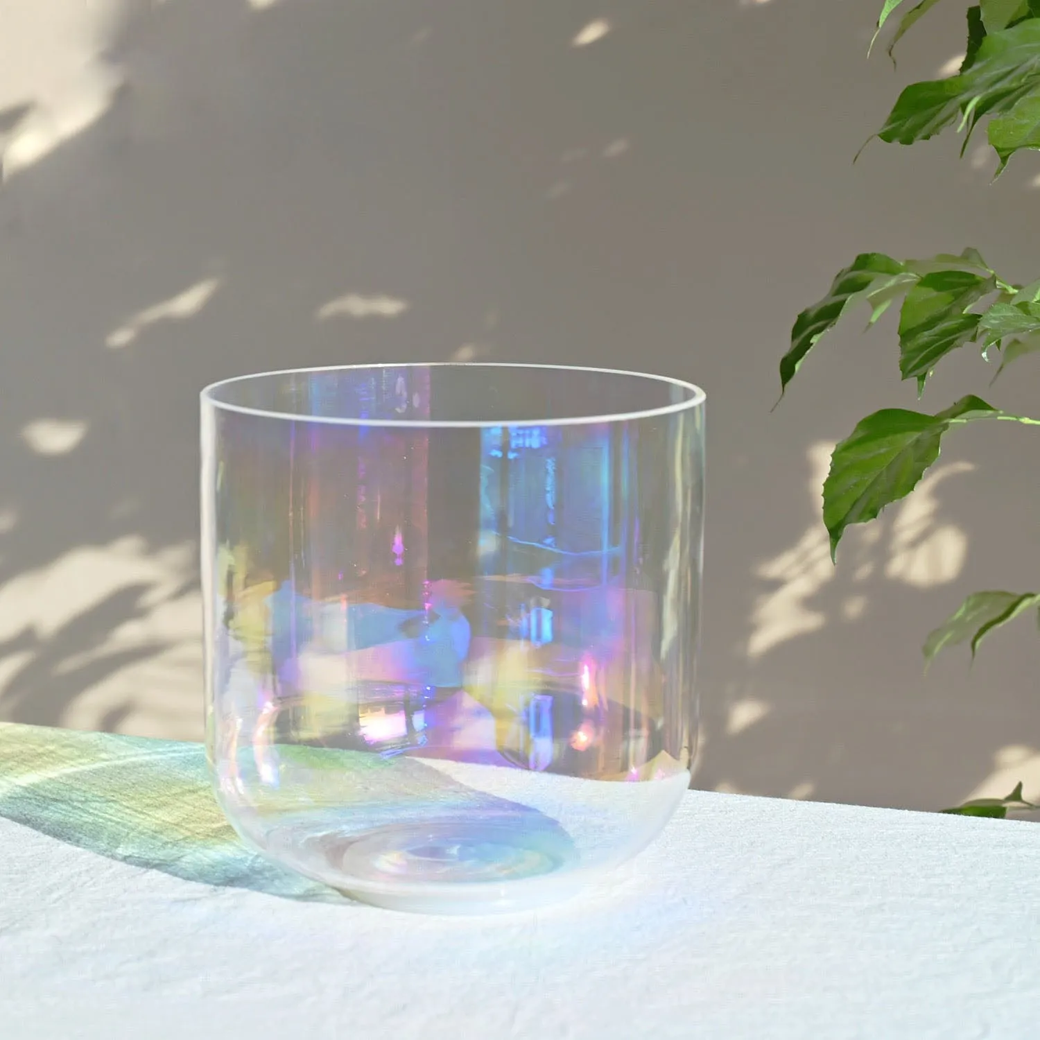 6 Inch Natural Cosmic Light Clear Quartz Crystal Singing Bowl for Sound Healing