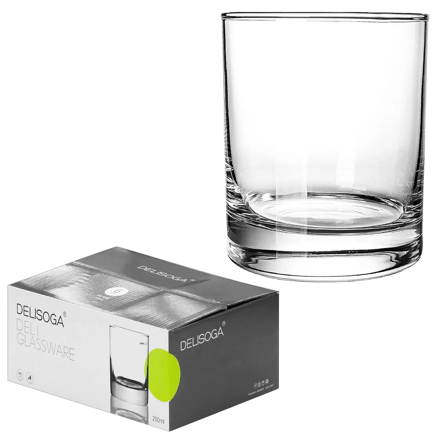 6-pcs Drinking Glass (290ml)