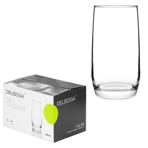 6-pcs Drinking Glass (360ml)