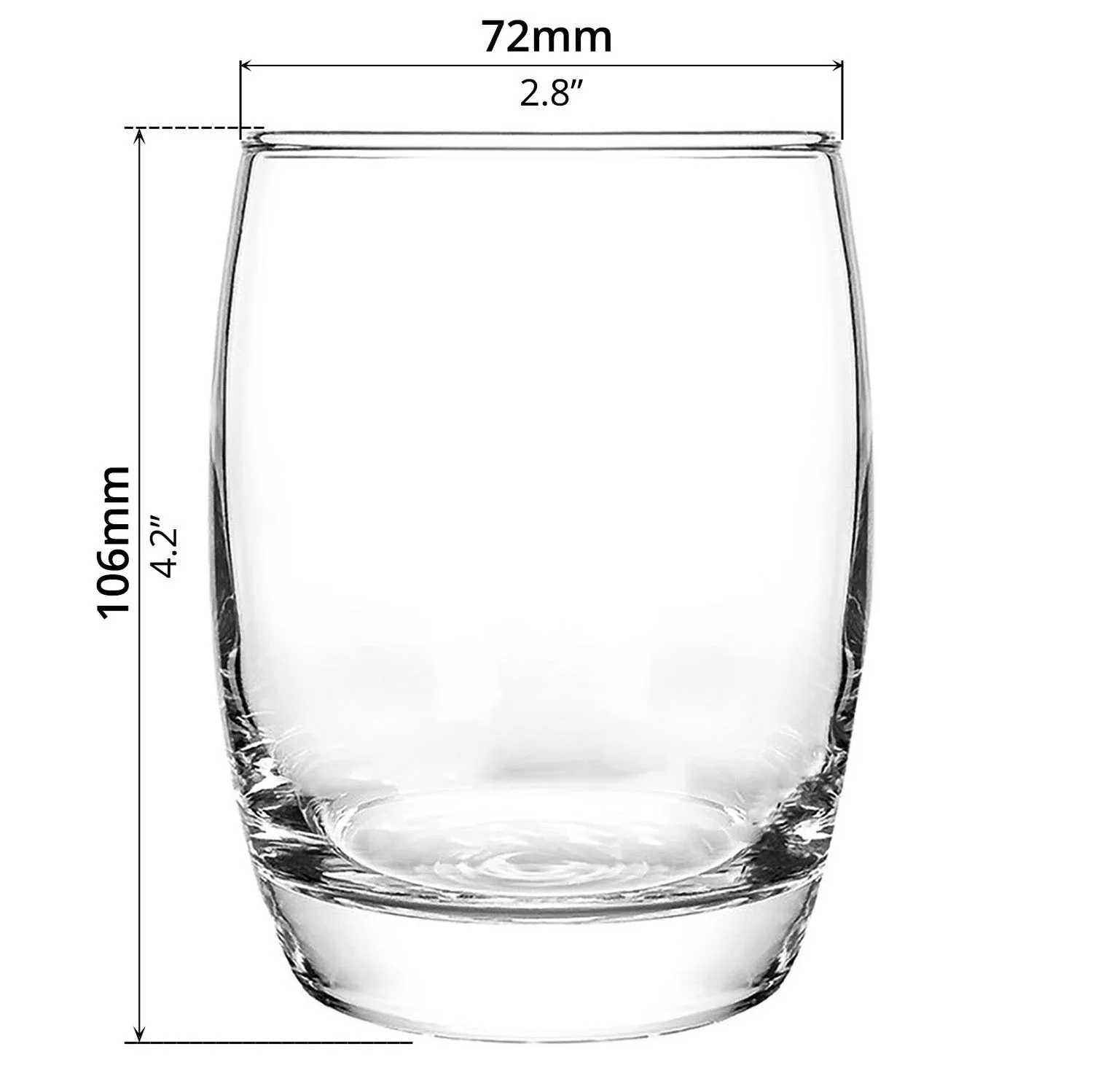 6-pcs Drinking Glass (385ml)