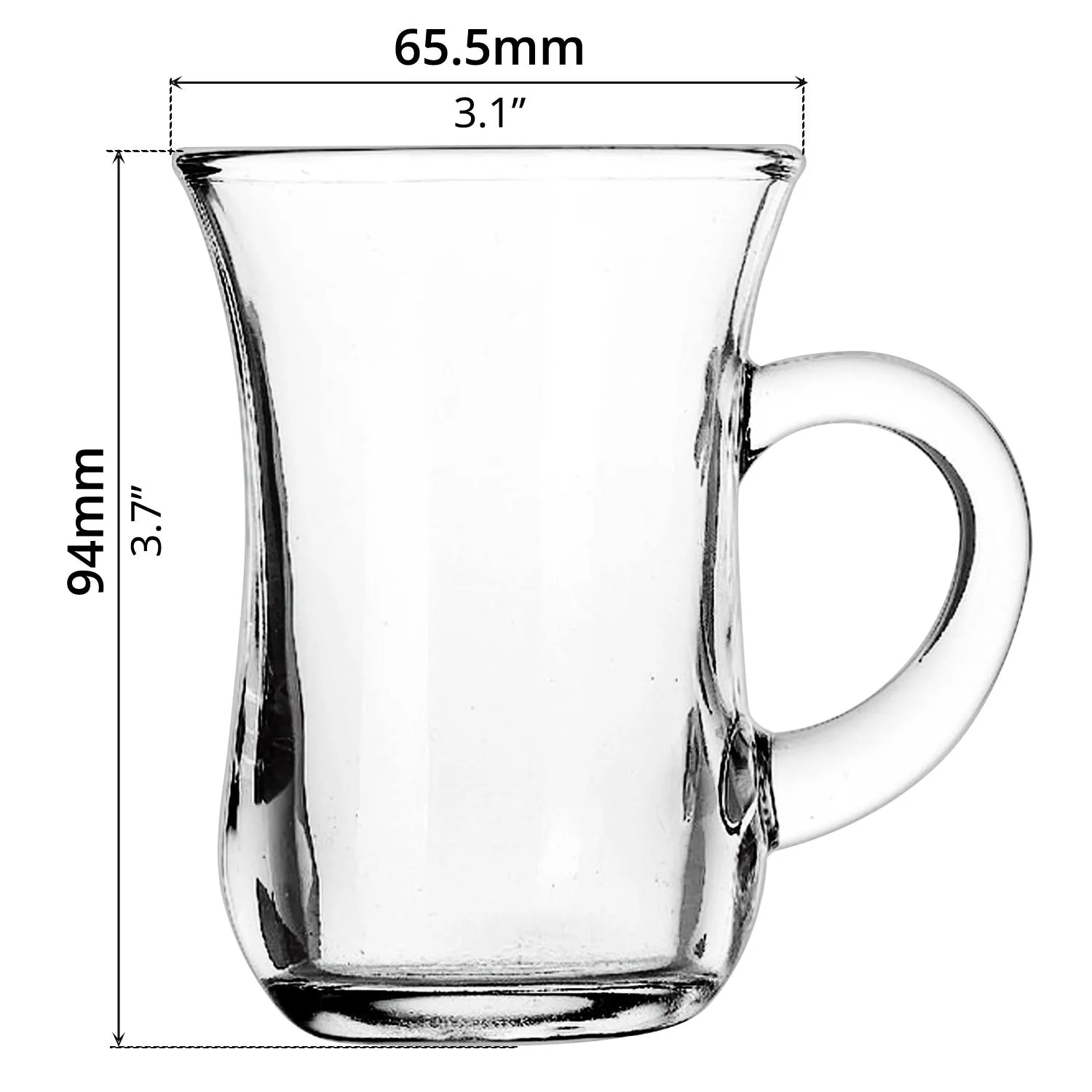 6-pcs Teacup (145ml)