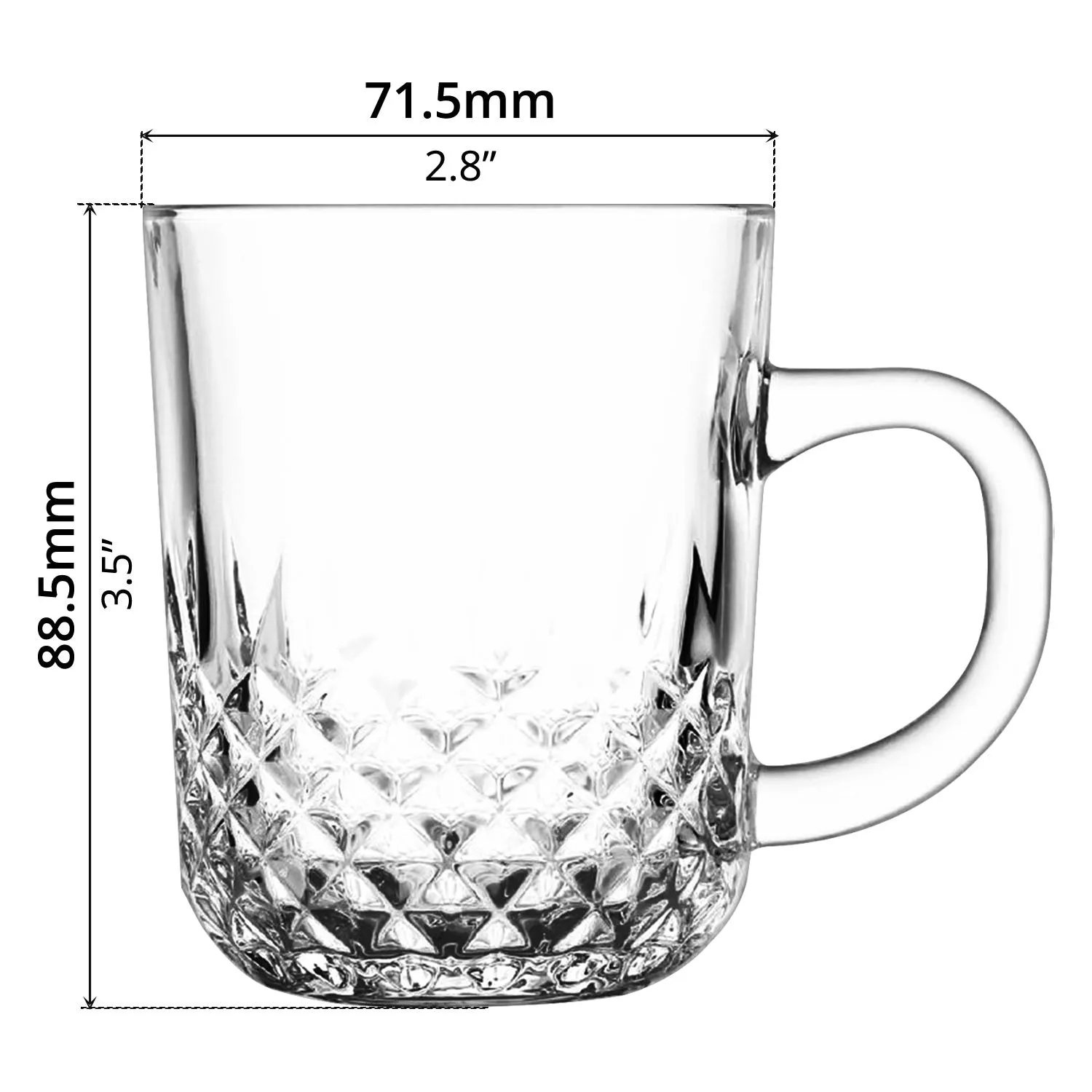 6-pcs Teacup (220ml)