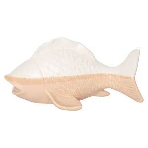 Almond & Bisque Small Fish Figure