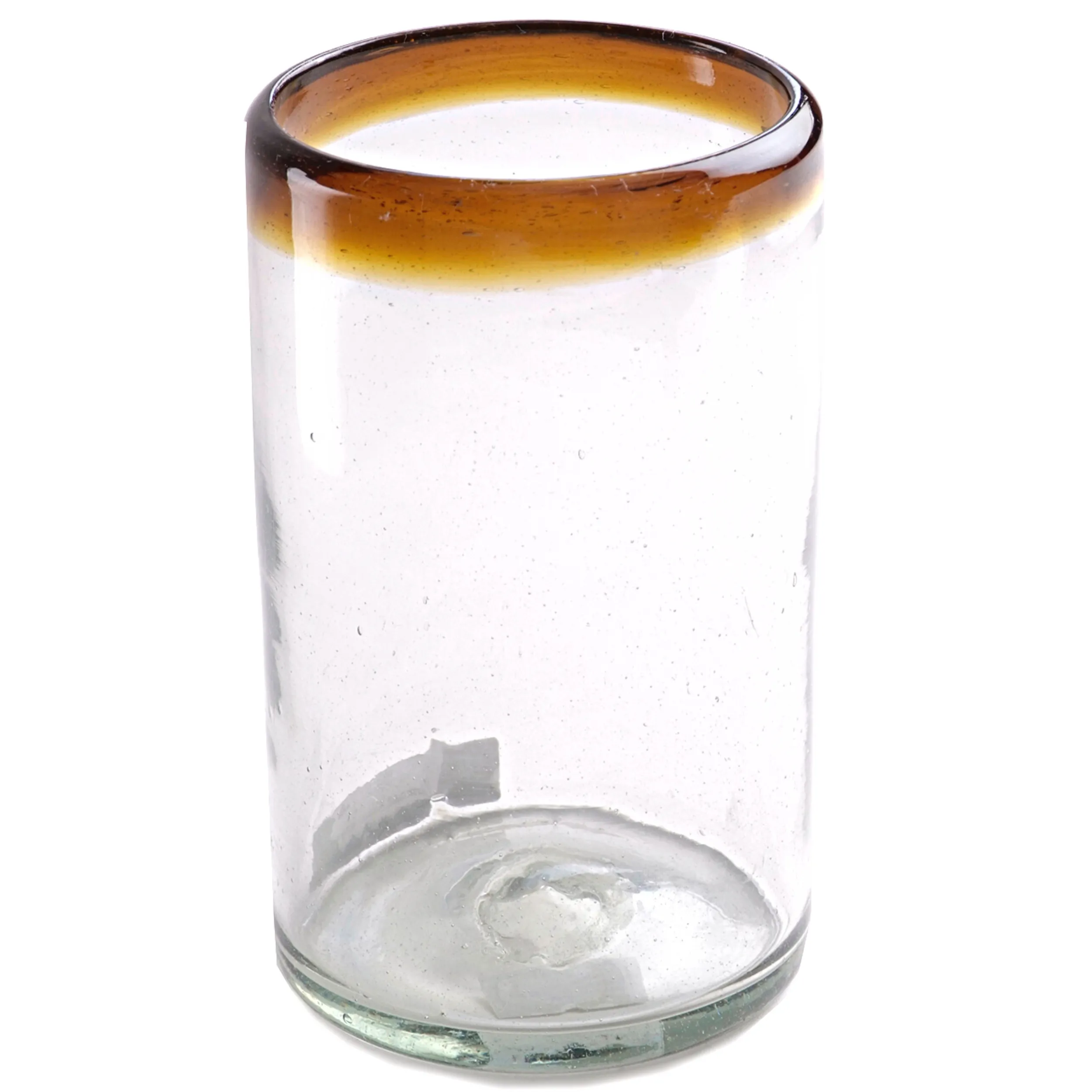 Amber Rim Tumbler - 16 oz - Set of 6
