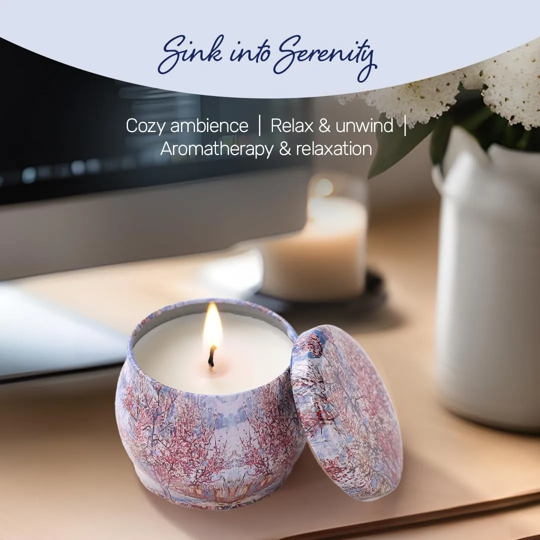 Andme Scented Candles for Home. Diwali Decoration Items for Home Decor, Gift Items, Birthday Gift Vanilla (120gms)