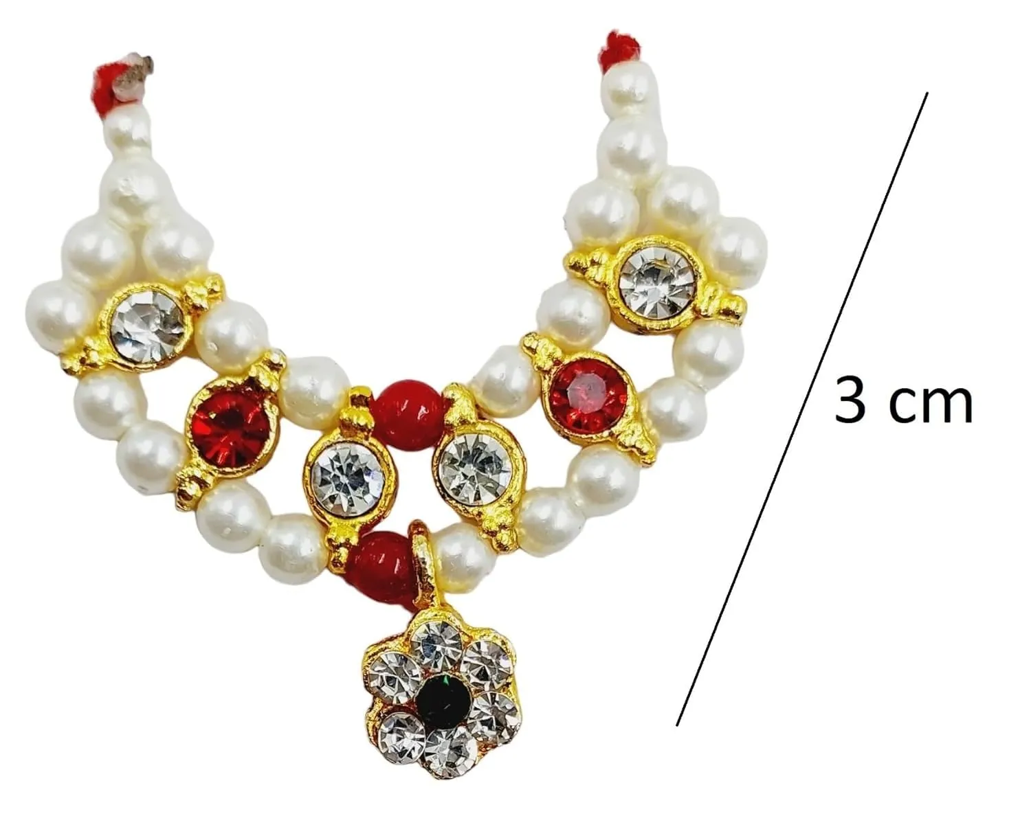 ARTISKRITI Small Mala for Mata Rani Ganpati ji Kanha Ji God Idol, Mala Garland Haar for God Murti Idols, Statue, Figurines, Set of 4