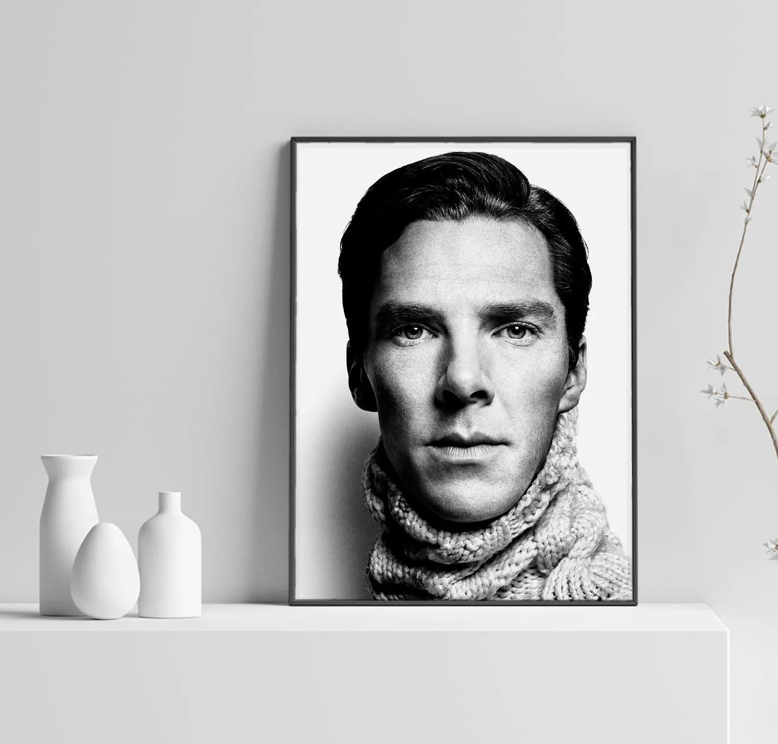 Benedict Cumberbatch Poster, Sherlock Holmes Art, Sherlock Poster, Custom Poster, Canvas Poster, Rolled Canvas, Home Decoration, Wall Art