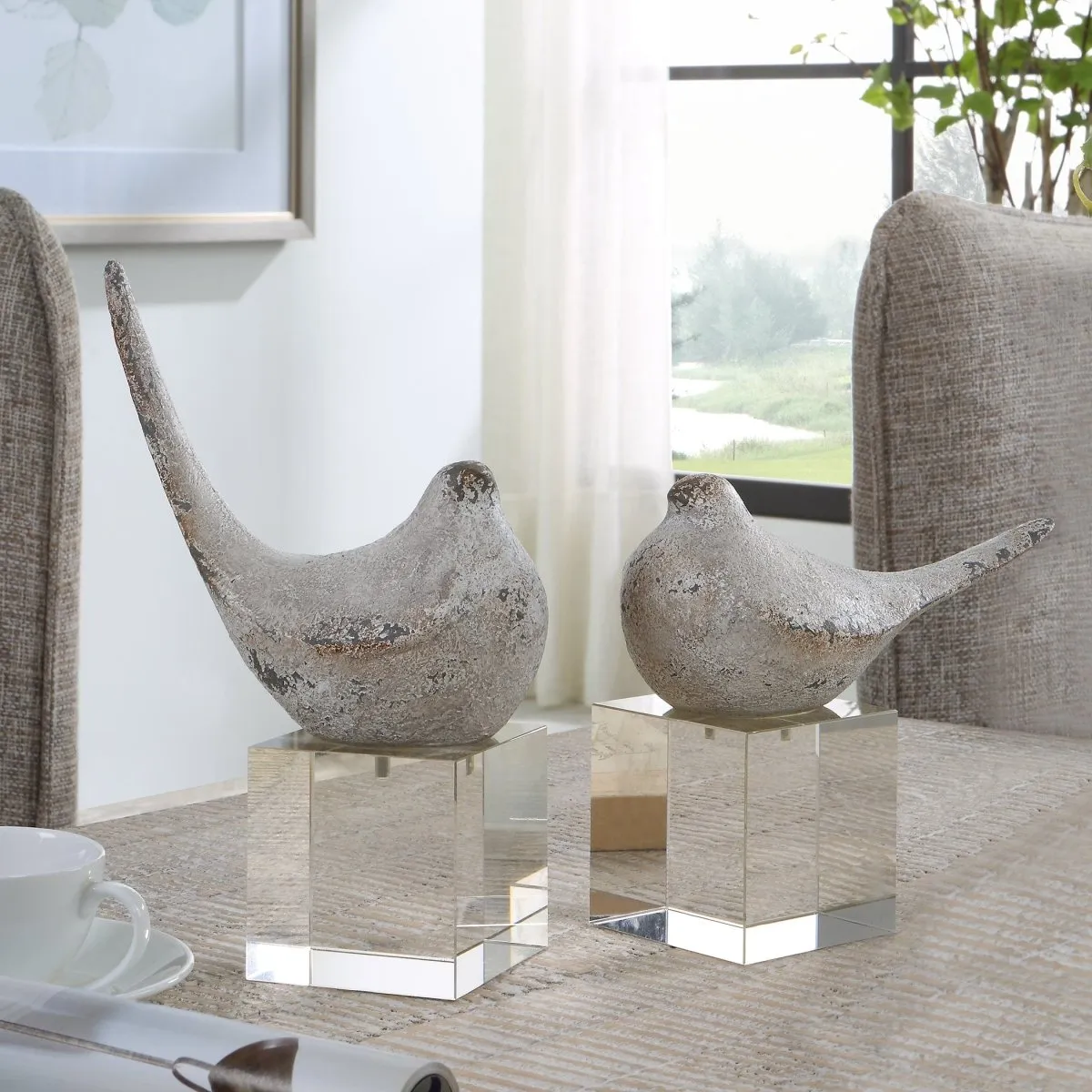 Better Together Bird Sculptures, S/2