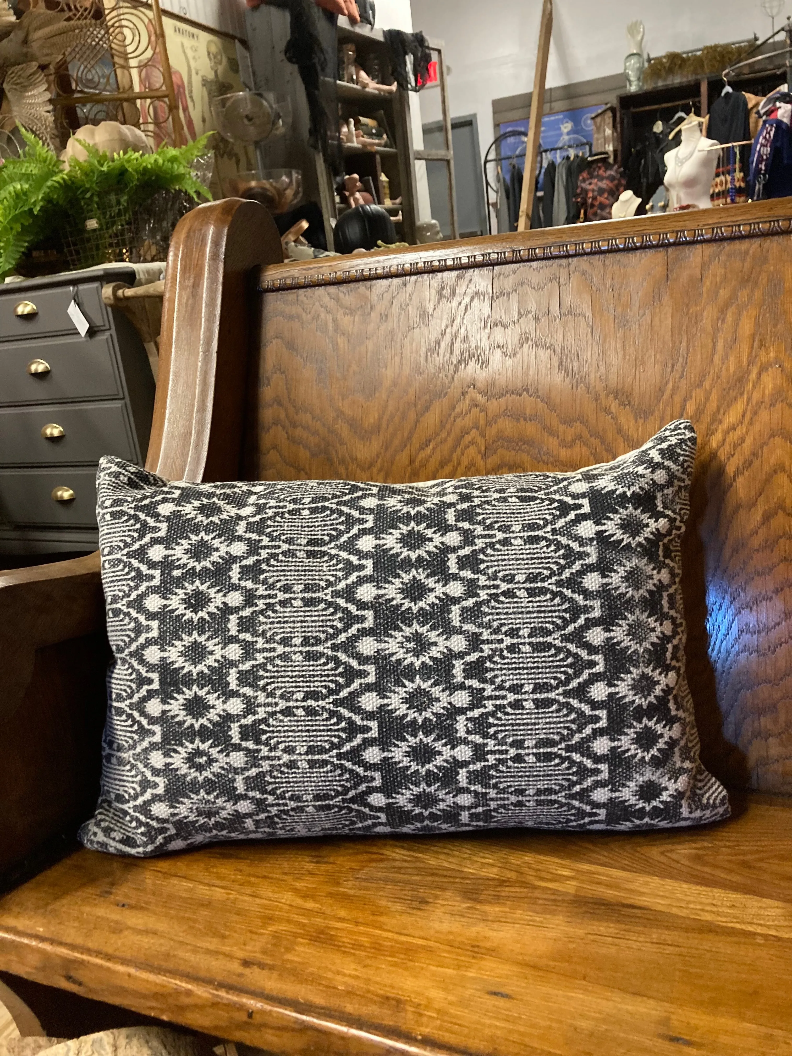 Black and White Designer Lumbar Pillow(s)