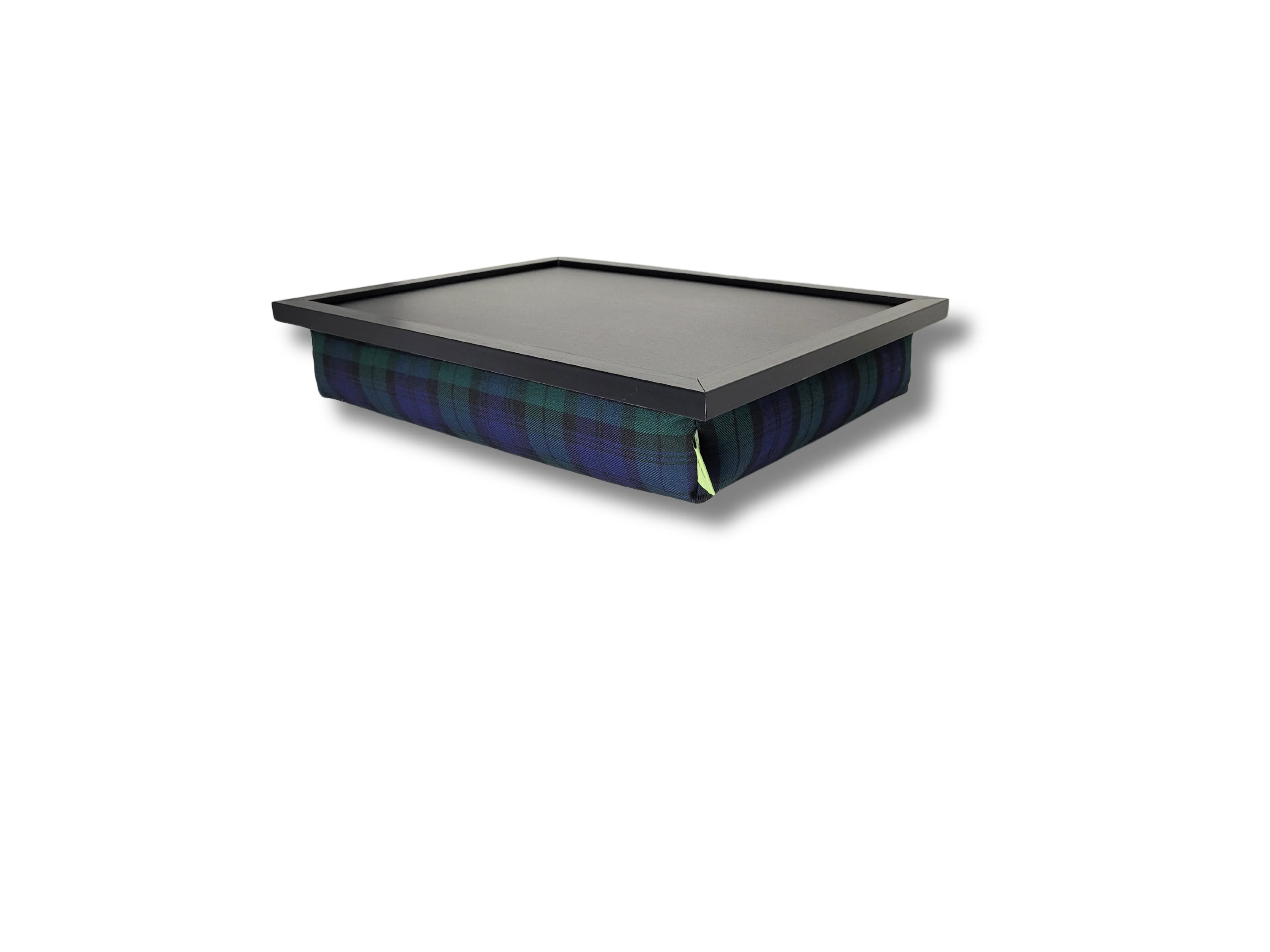Black Watch Tartan Cushioned Lap Tray