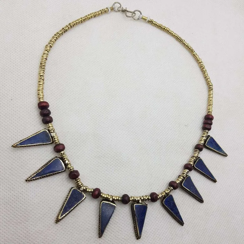 Bohemian Handcrafted Tribal Beaded Chain Choker
