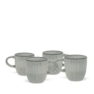 Bonnie Mugs 350mL - Set of 4 - Blue
