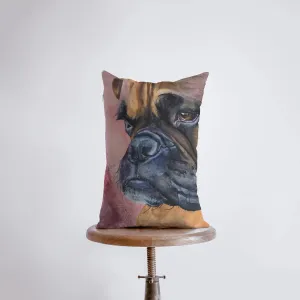 Boxer | Watercolor Tan Boxer | 12x18 | Pillow Cover | Home Decor | Dog Pillow | Dog Lover Gift | Dog Mom Gift