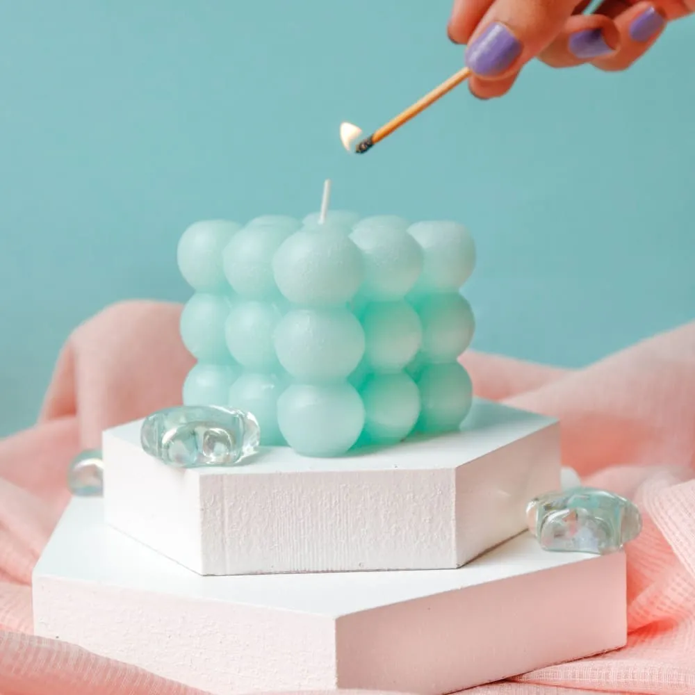 Bubble Candle - Soya Wax (Pack 2) Japanese Cherry Blossom