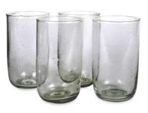 Bubble Sage Drinking Glass