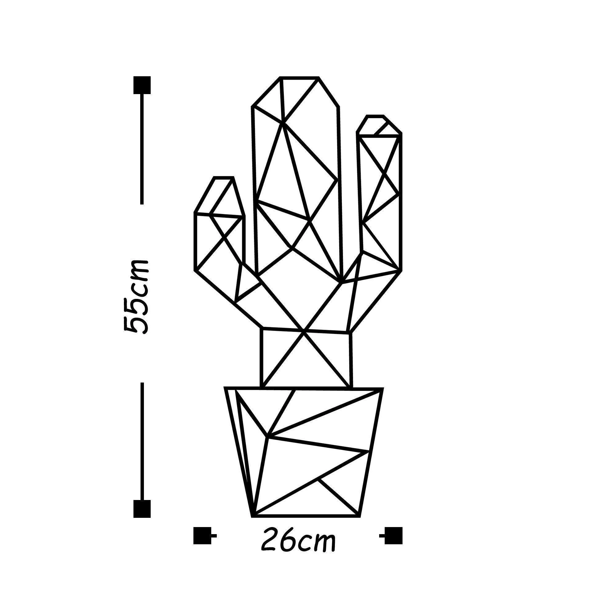 CACTUS BLACK Wall Art