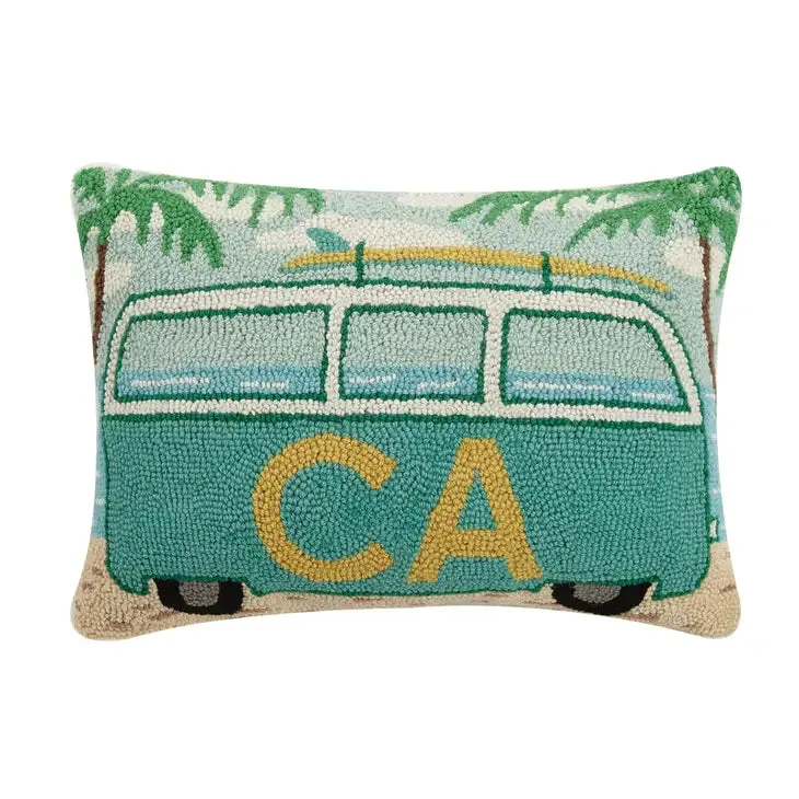 CALIFORNIA VACATION BUS ☀️ Hook Pillow
