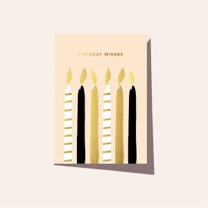 Candles Creme Card