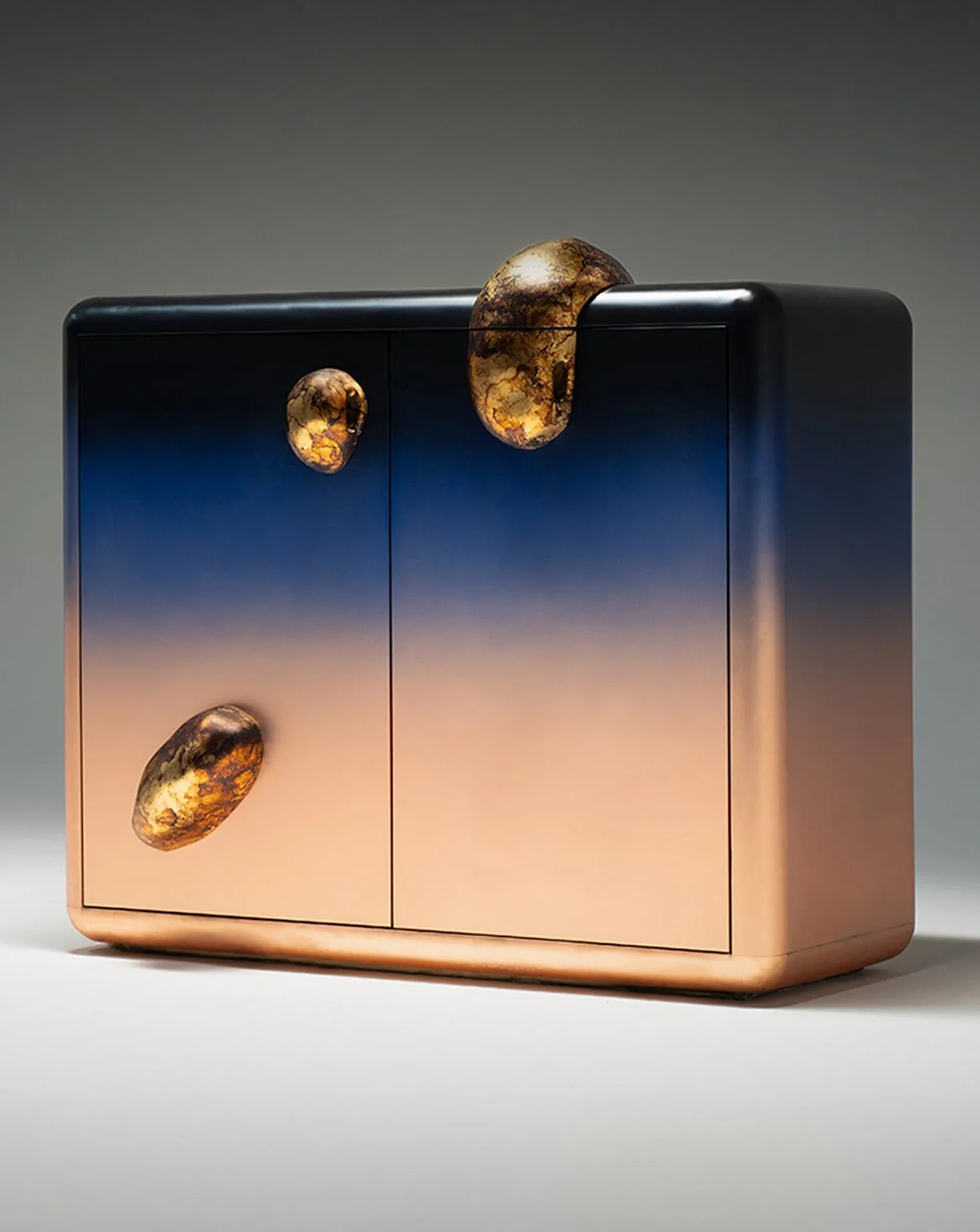 Celestial Credenza Copper Cabinet
