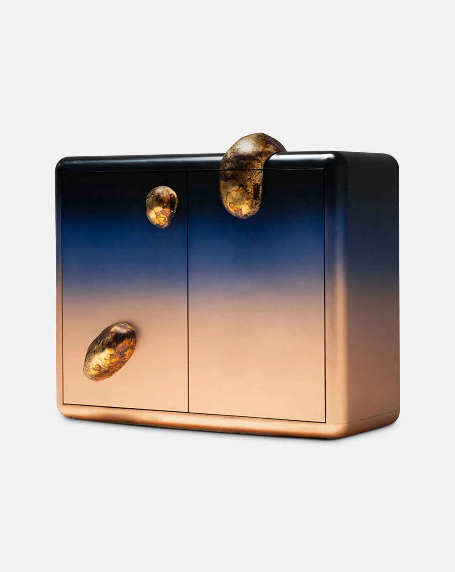 Celestial Credenza Copper Cabinet