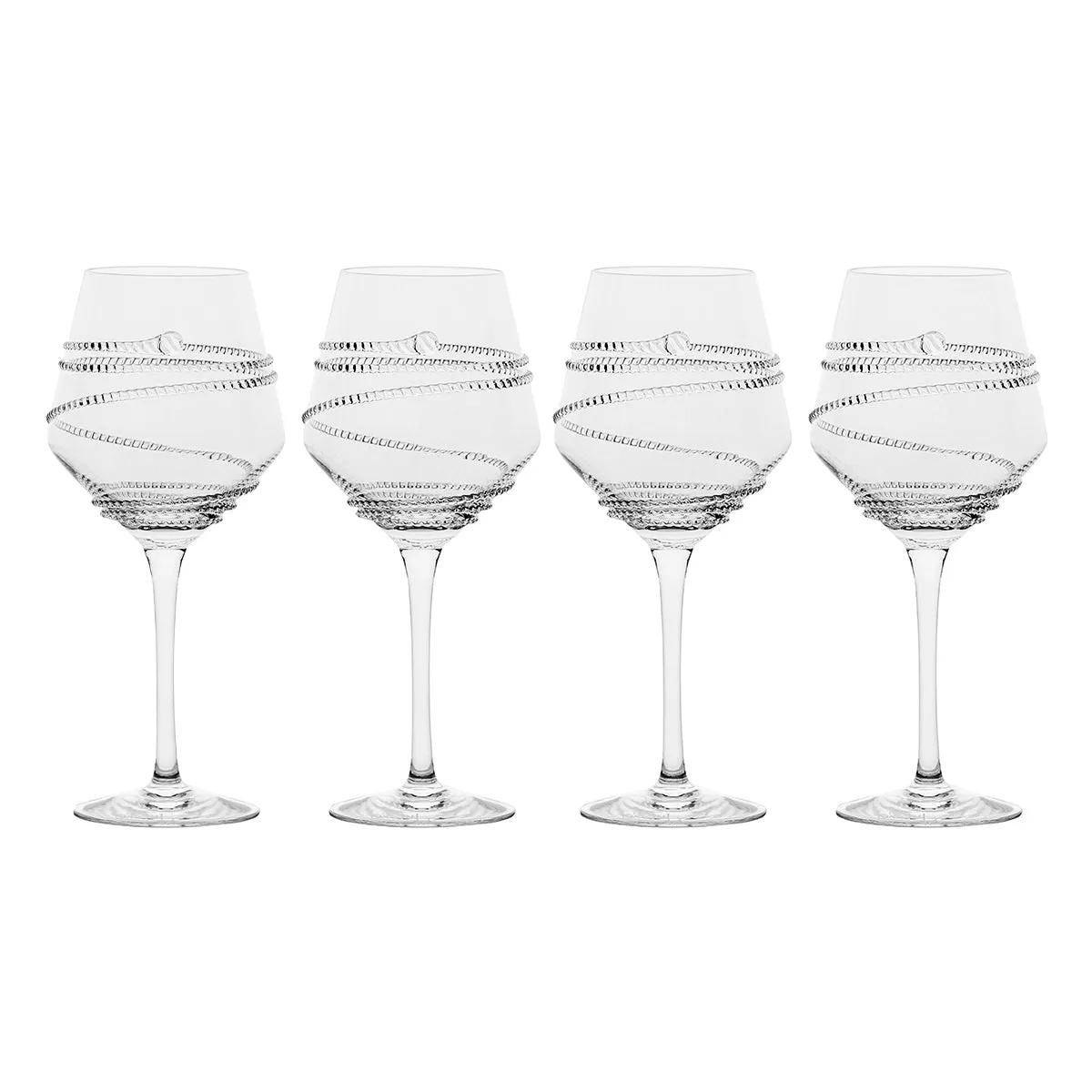 Chloe Red Wine Glass Set/4