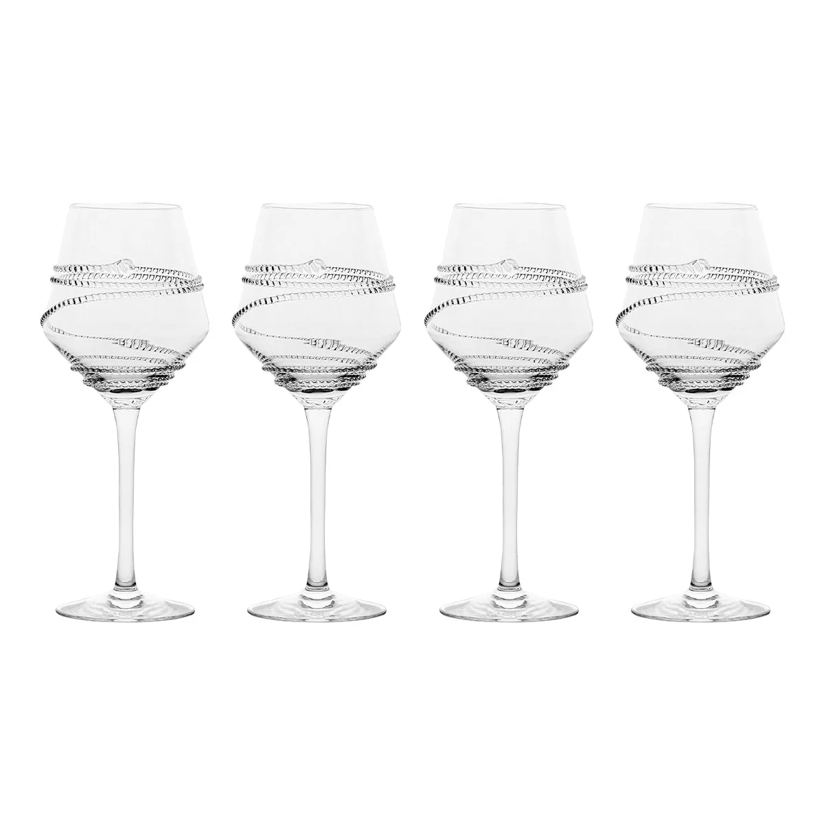 Chloe White Wine Glass Set/4