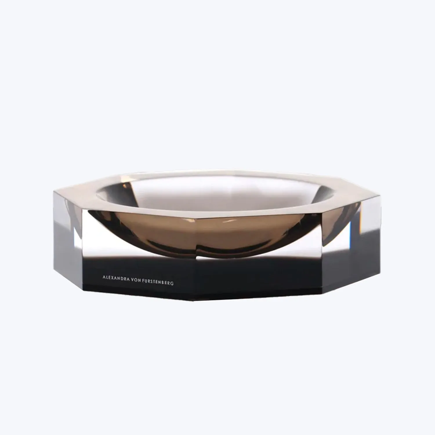 Clear Bronze Nut Bowl