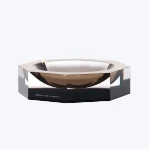 Clear Bronze Nut Bowl
