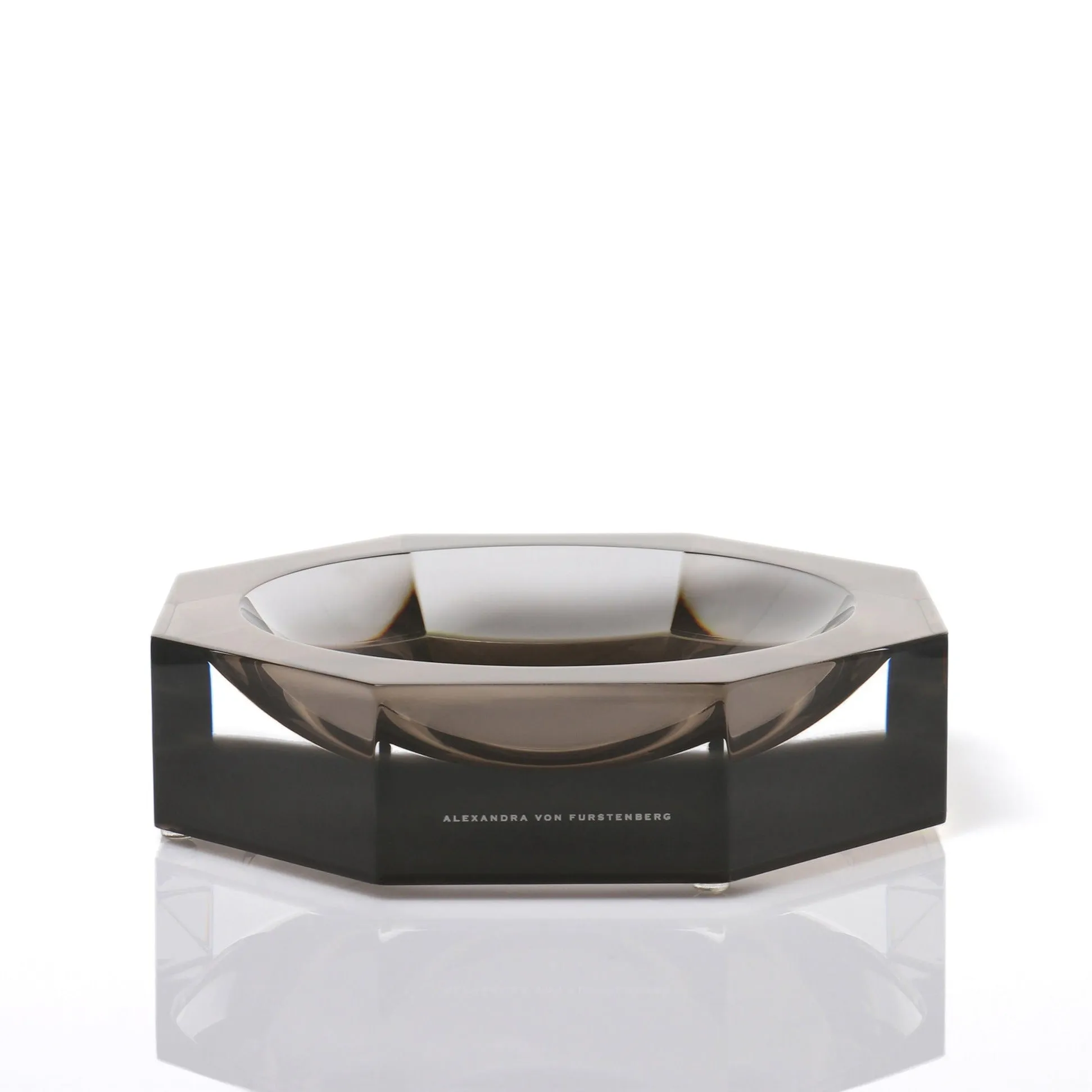 Clear Bronze Nut Bowl