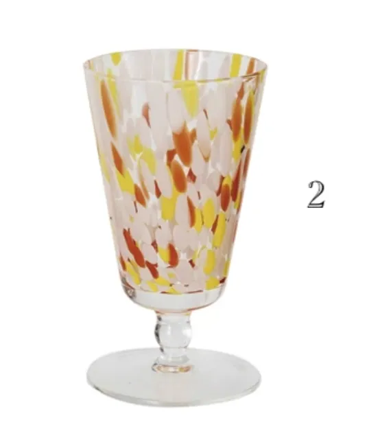 Confetti Drinking Glass