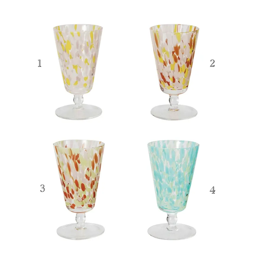 Confetti Drinking Glass