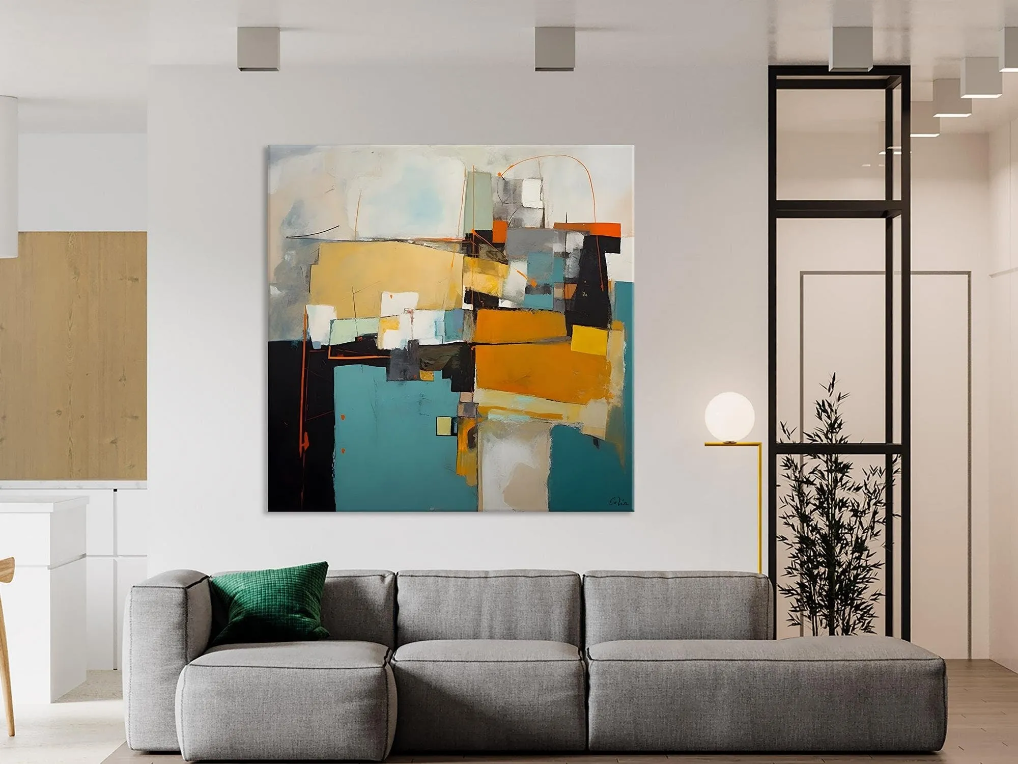 Contemporary Canvas Art for Living Room, Modern Acrylic Paintings, Original Modern Paintings, Extra Large Abstract Paintings on Canvas