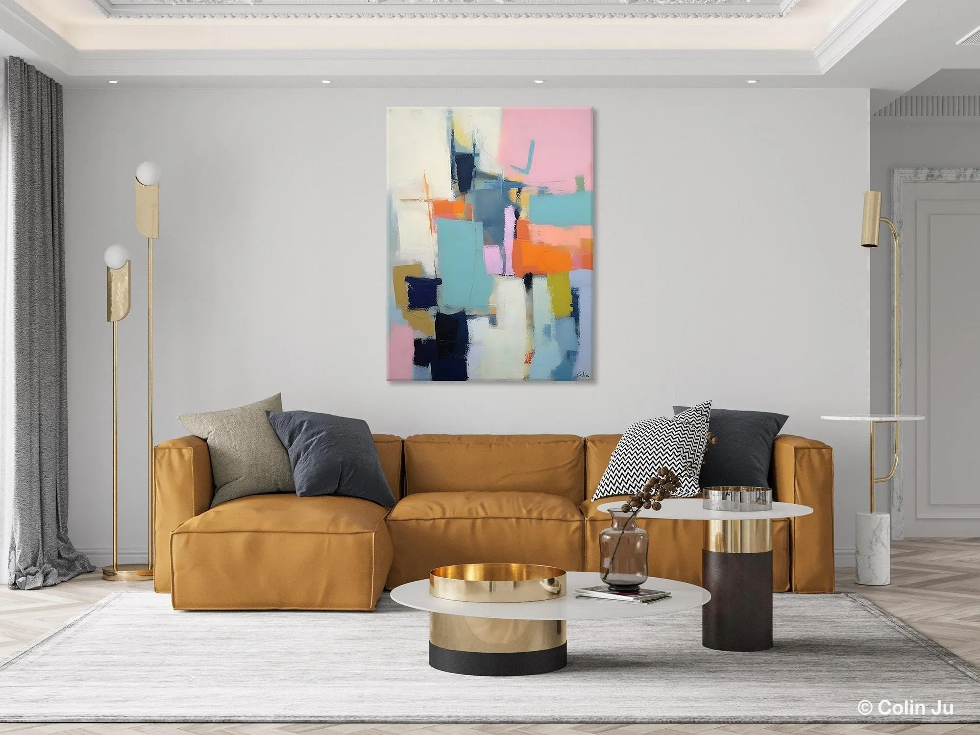 Contemporary Wall Art Paintings, Acrylic Painting on Canvas, Abstract Paintings for Bedroom, Extra Large Original Art, Buy Wall Art Online