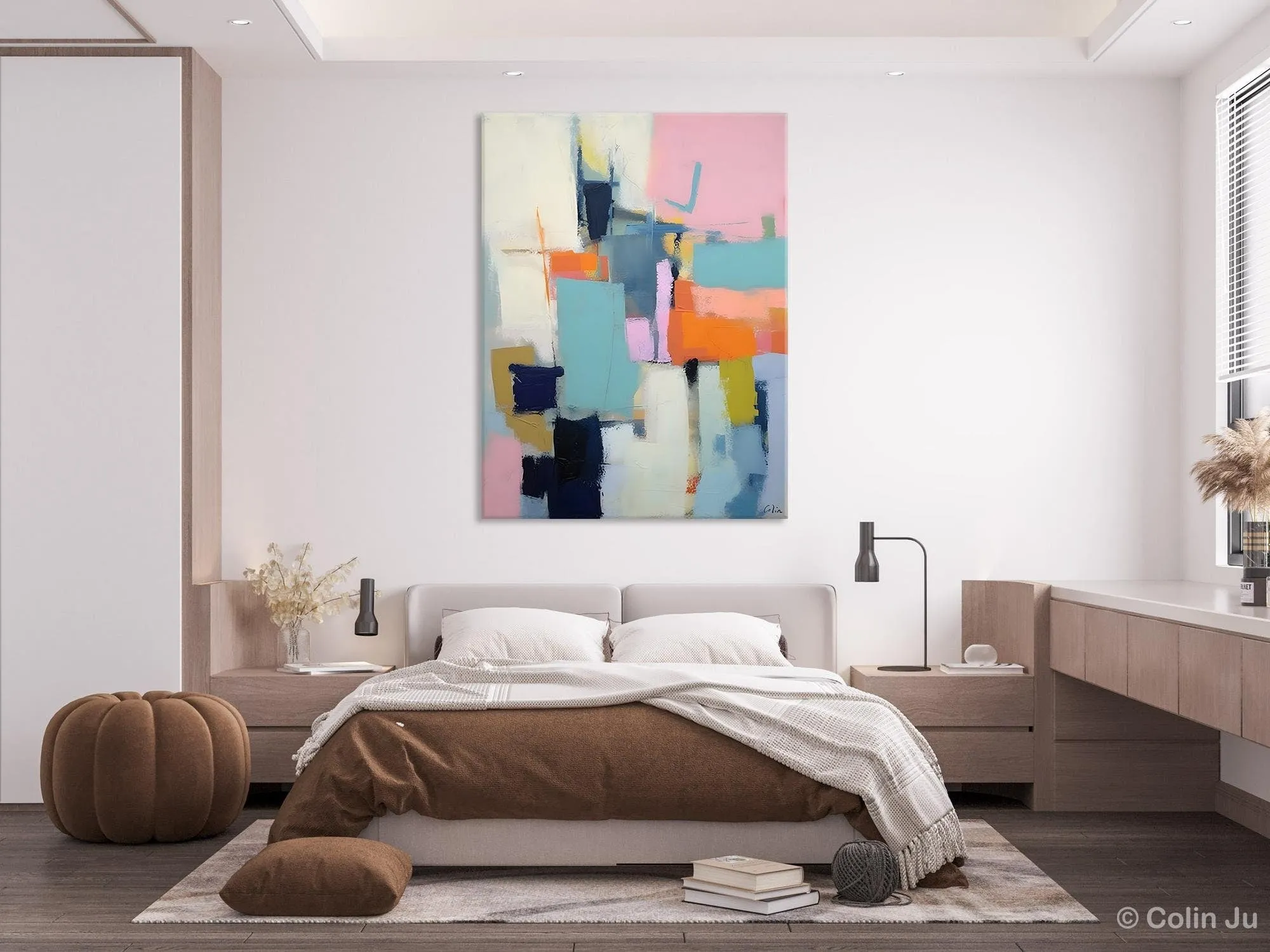 Contemporary Wall Art Paintings, Acrylic Painting on Canvas, Abstract Paintings for Bedroom, Extra Large Original Art, Buy Wall Art Online