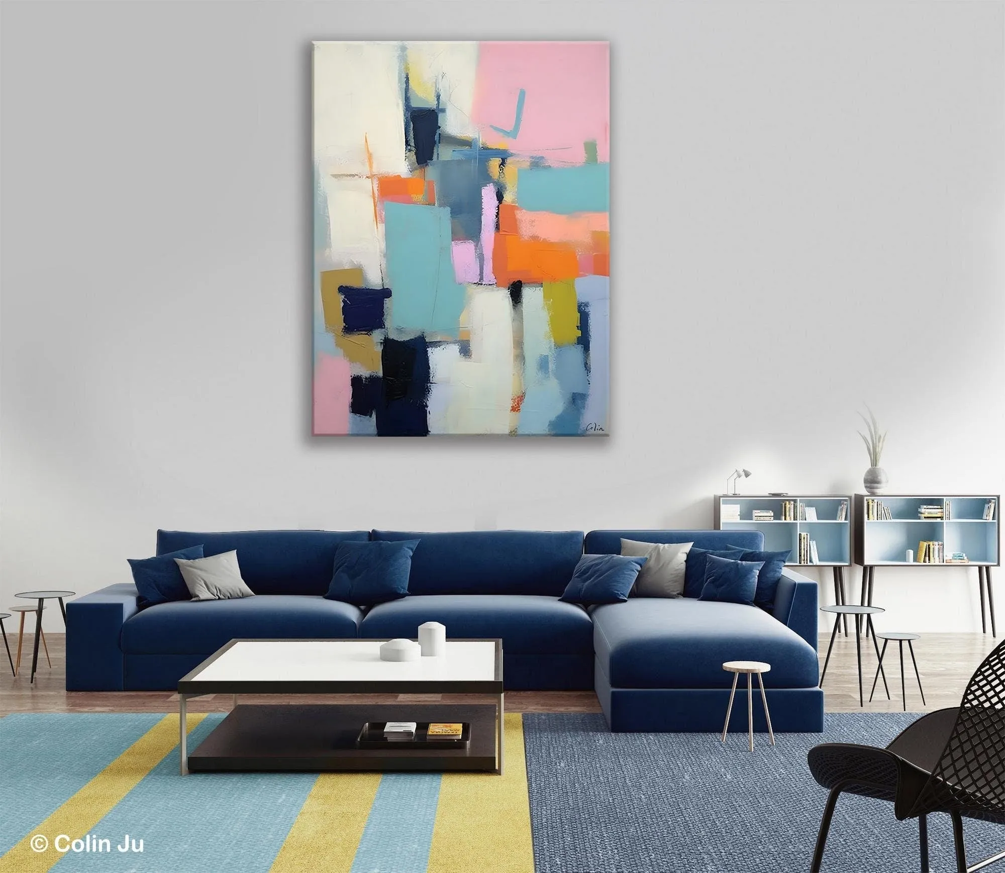 Contemporary Wall Art Paintings, Acrylic Painting on Canvas, Abstract Paintings for Bedroom, Extra Large Original Art, Buy Wall Art Online