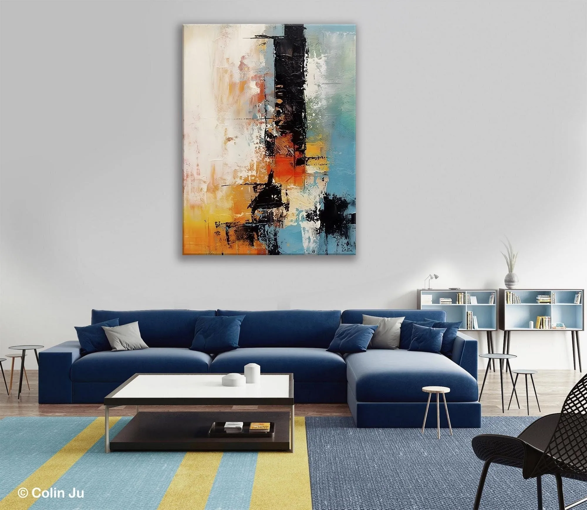 Contemporary Wall Art Paintings, Hand Painted Canvas Art, Original Abstract Art, Modern Acrylic Paintings, Large Paintings for Living Room