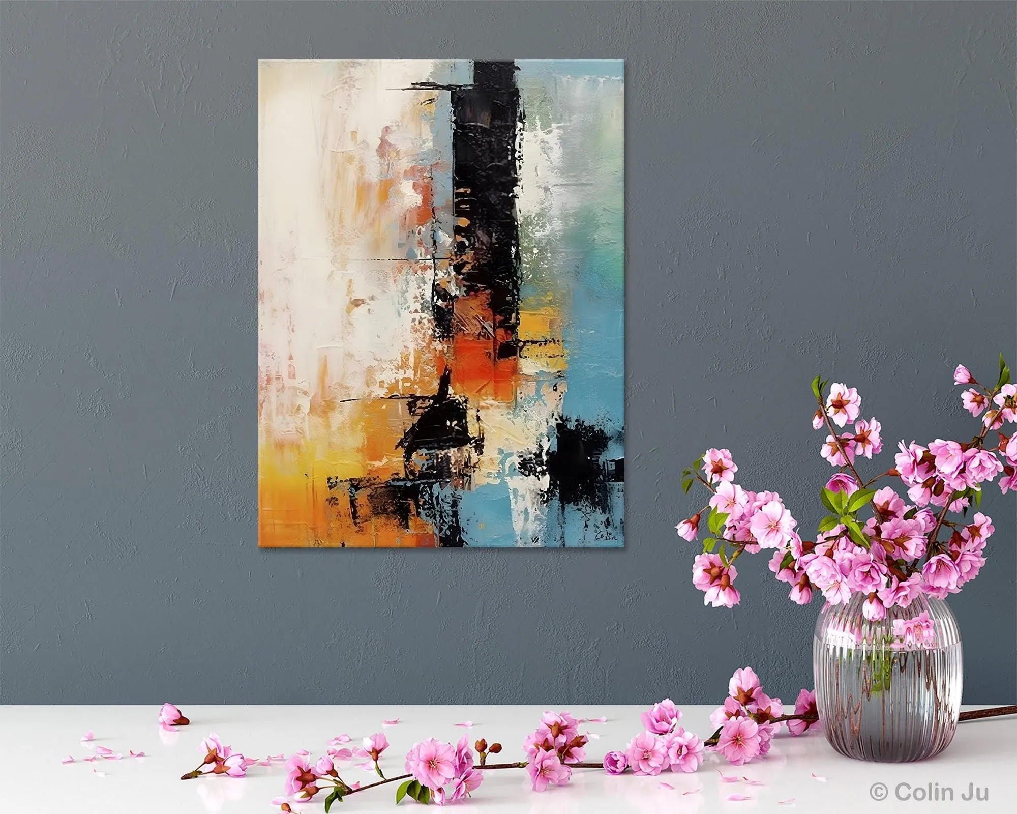 Contemporary Wall Art Paintings, Hand Painted Canvas Art, Original Abstract Art, Modern Acrylic Paintings, Large Paintings for Living Room