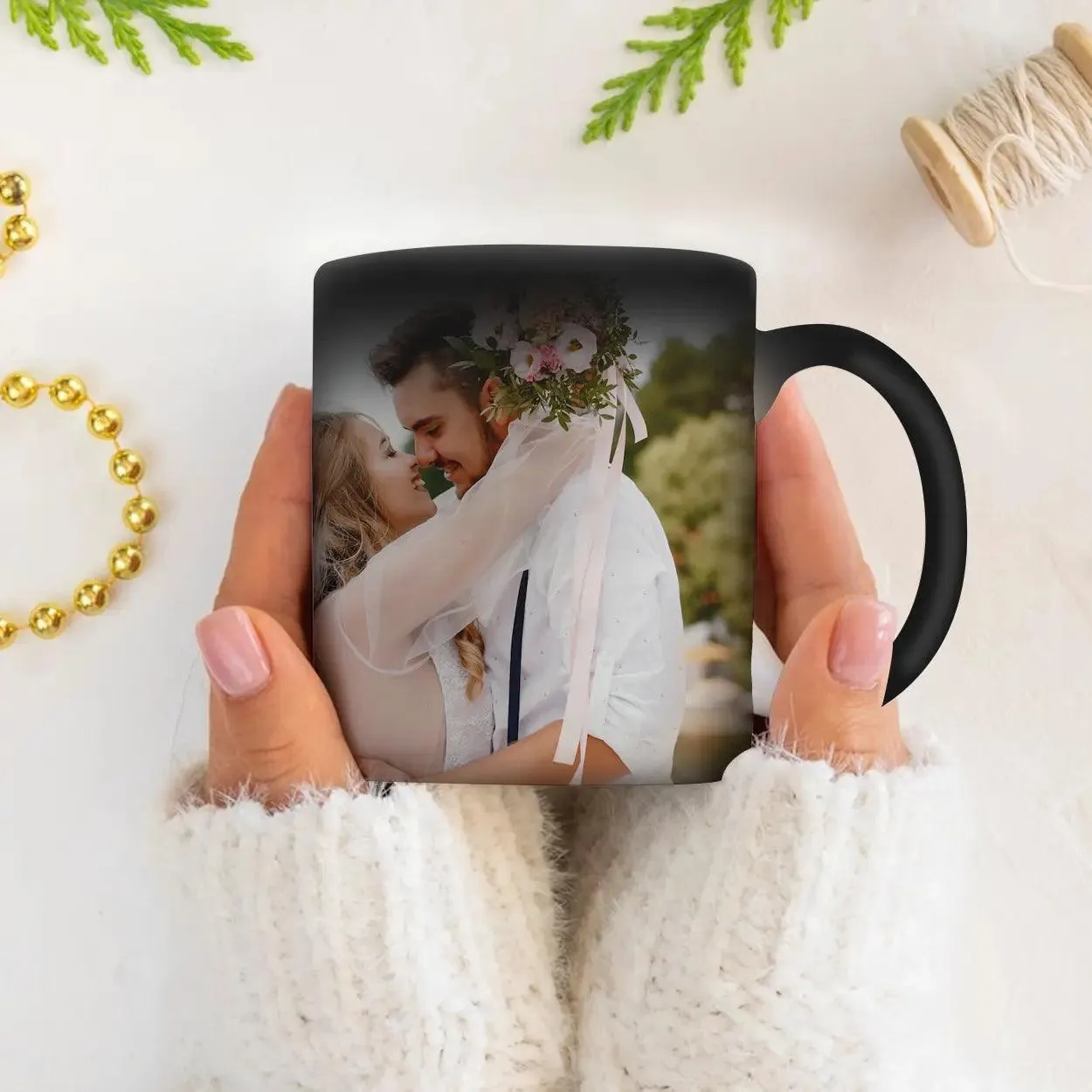 Custom Classic Gallery of Three Heat Activated Magic Mug