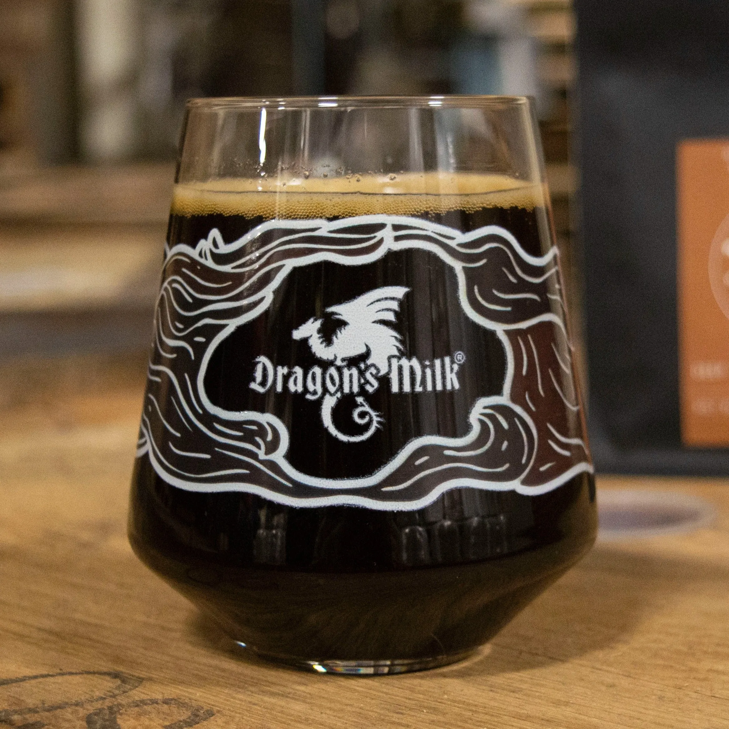 Custom Dragon's Milk Reserve Madcap Coffee 2024 Glass