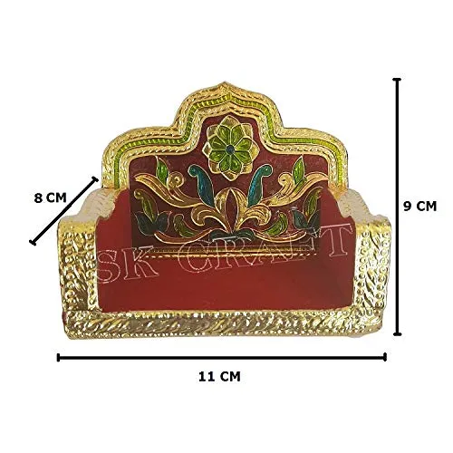 Decorated Handcrafted Wooden Jaipuri Art Medium Maharaja Singhasan for Laddu Gopal, Singhasan for God Idol (Multicolour, Standard Size)