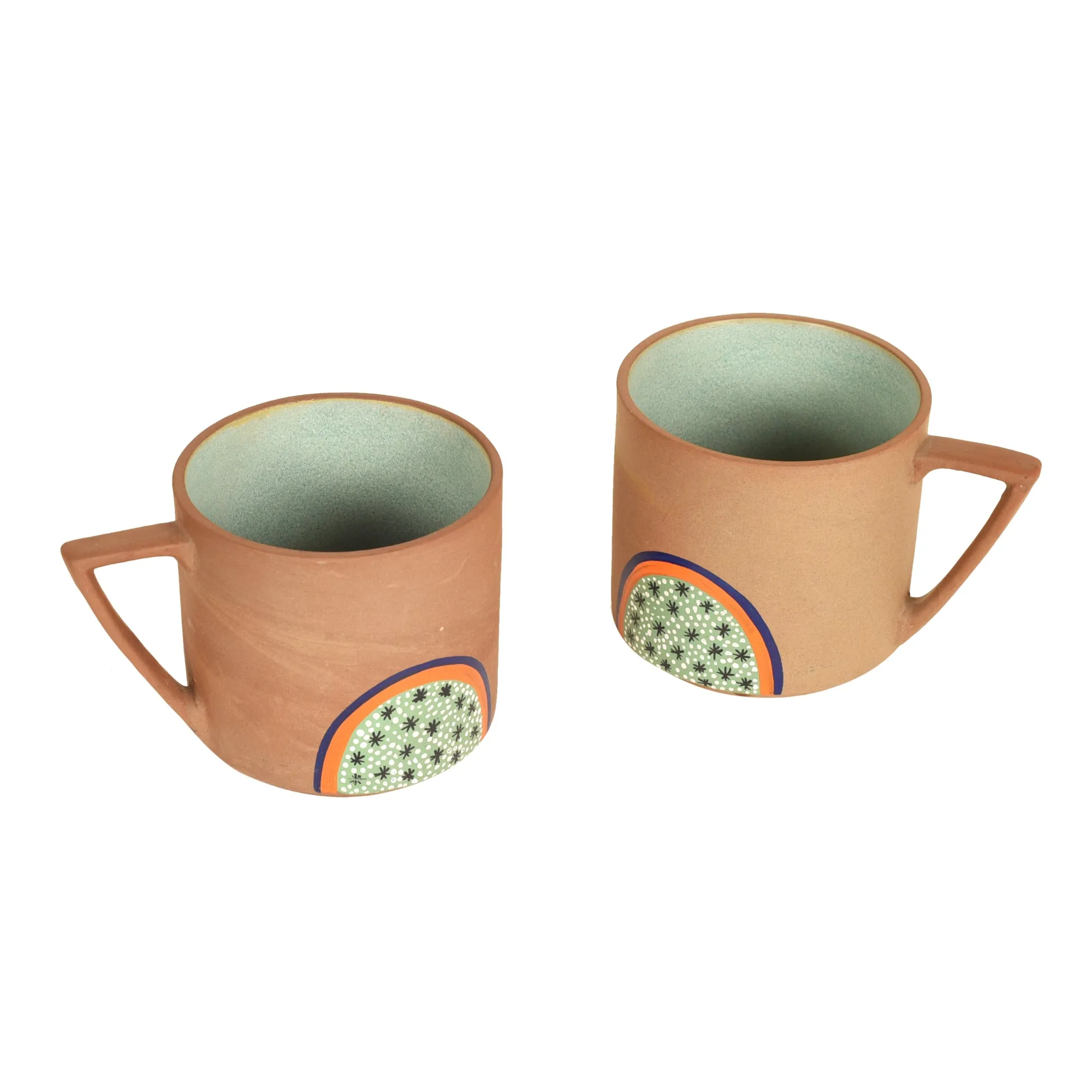 Desert Sand Breakfast Cups and Tray (Set of 3)