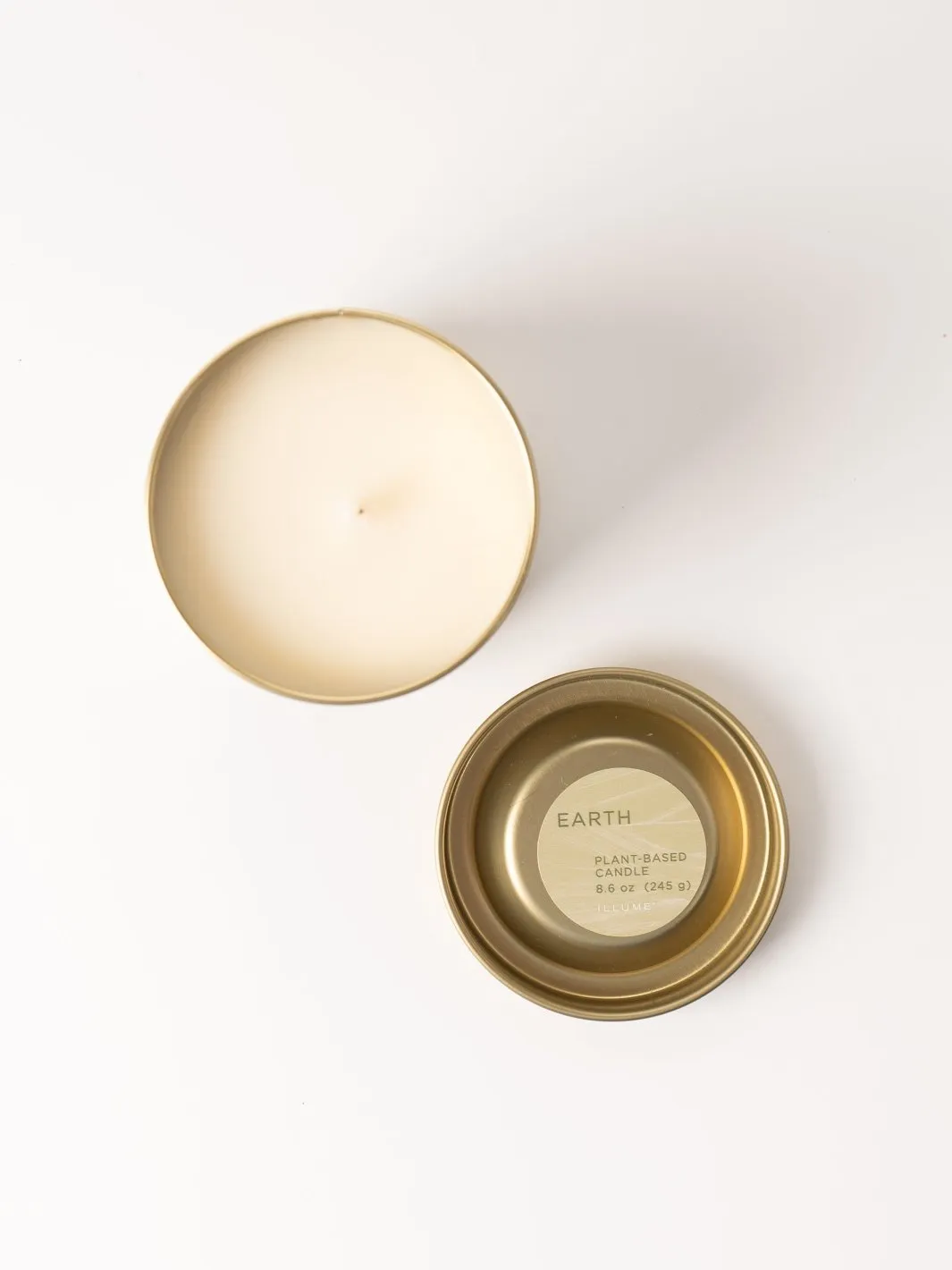 Earth Element Tin Candle