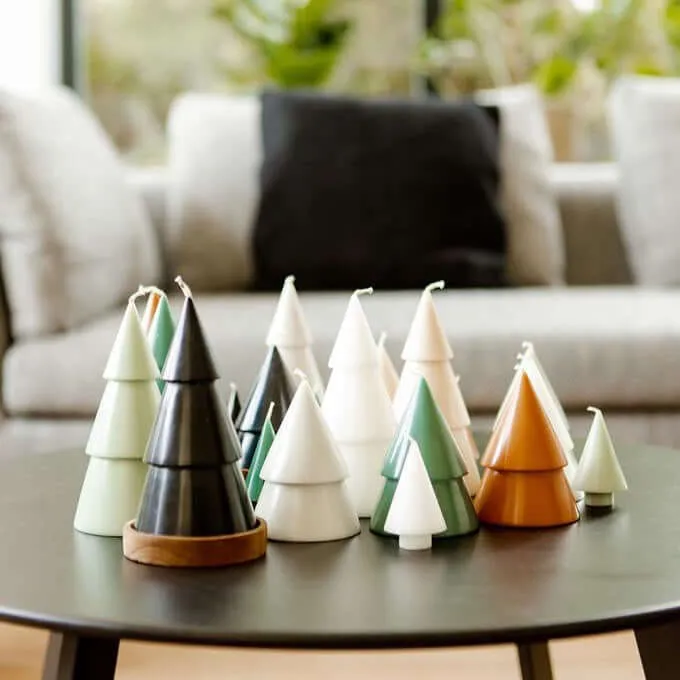 Eco-friendly Xmas Tree Candles