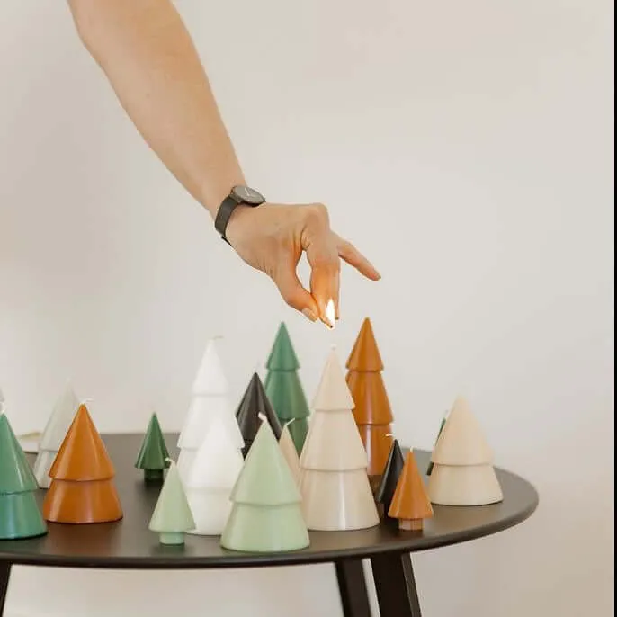 Eco-friendly Xmas Tree Candles