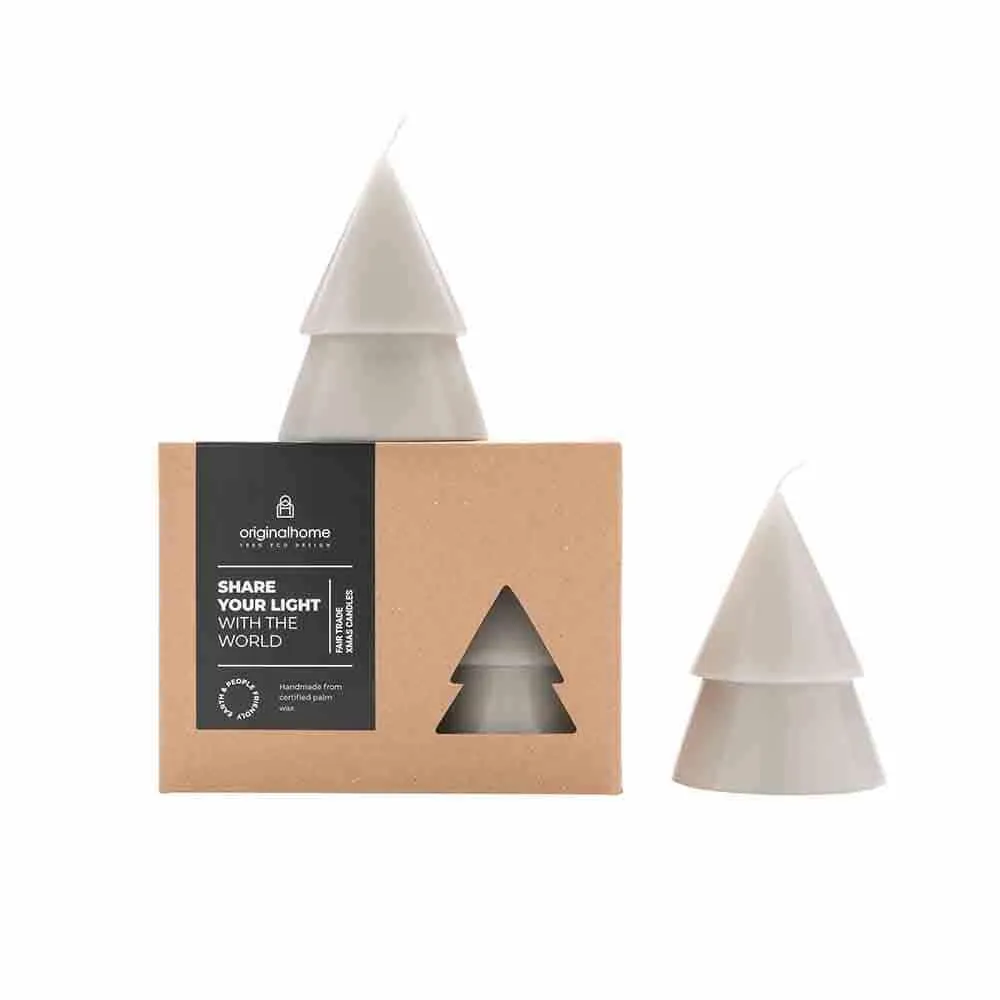 Eco-friendly Xmas Tree Candles