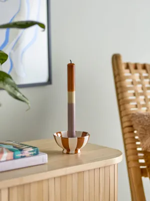 Eja Stoneware Candle Holder