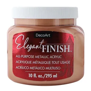 Elegant Finish Metallic Paint 10oz - Rose Gold*